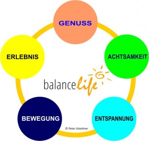 BalanceLife 5 Punkte Grafik - Peter Gstettner BalanceLife 5 Punkte Grafik