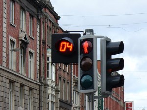 Fussgaengerampel mit Countdown