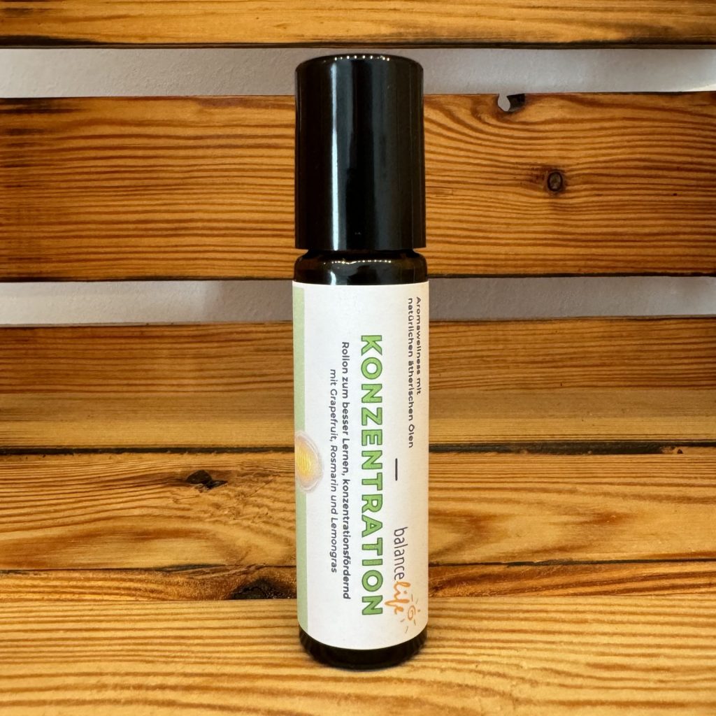 Aromastick Konzentration – dein natürlicher Begleiter für den Alltag 2 Aromastick Konzentration - der neue RollOn zum Lernen und für die Konzentration