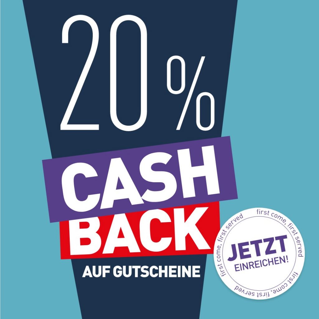 20% Gutschein Cashback Aktion der Wirtschaftskammer 1 CashBack Gutschein