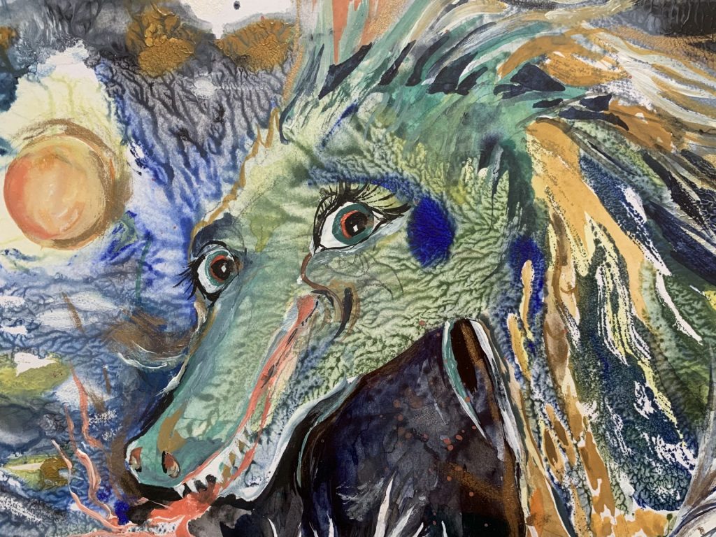 Die Geschichte von meinem Drachen Saphira und damit der gleichnamigen Duftkomposition 3 Saphira Drachenkraft