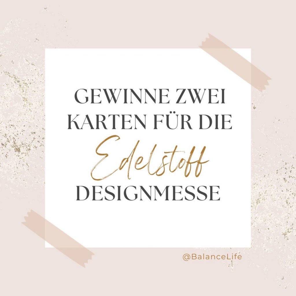 Gewinnspiel Edelstoff Designmarkt 2 Gewinnspiel Edelstoff
