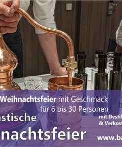 Firmen Weihnachtsfeier Gin Workshop