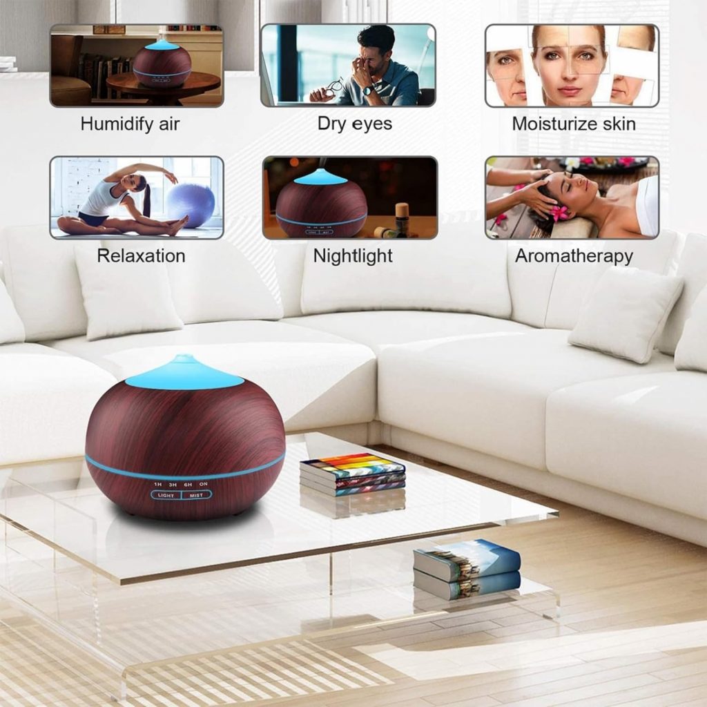 BalanceLife Ultraschall Aroma Diffuser 400 | Duftlampe mit 7 Farben und 400 ml Wassertank 13 Aroma Ultraschall Diffuser 400 04