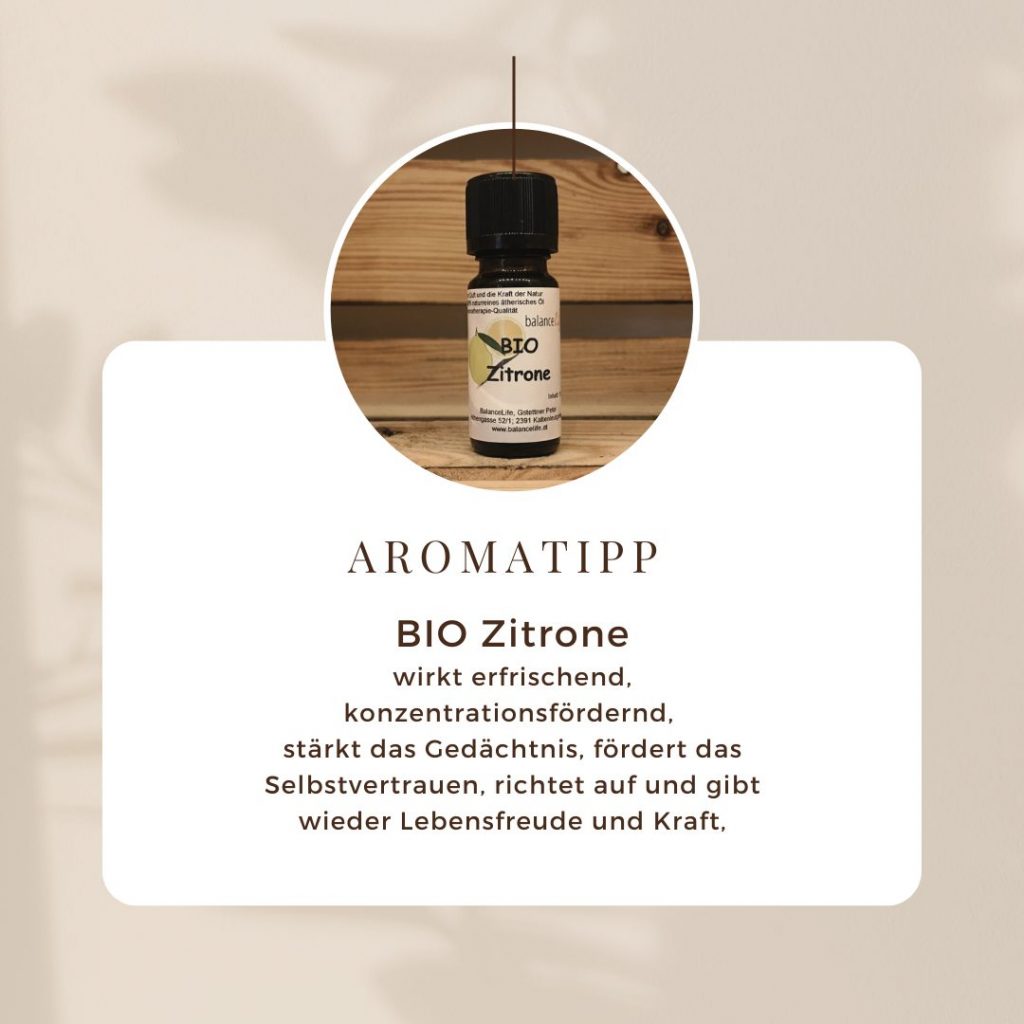 ätherisches Öl Zitrone