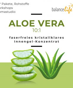 Bio Aloe Vera Gel 10:1 | 100ml Glasflasche