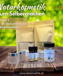 DIY Set Kosmetik 2 | vegan | für Gesichtsmaske Körperpeeling und mehr
