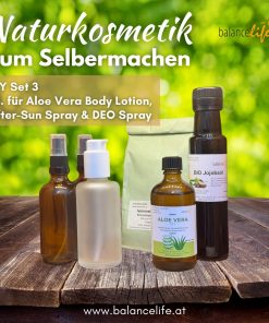DIY Set Kosmetik 3 | vegan | für Body Lotion, After Sun, DEO Spray und mehr