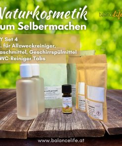 DIY Set 4 | Reinigung | für Allzweckreiniger, Waschmittel, Geschirrspülmittel, WC Reiniger Tabs und mehr
