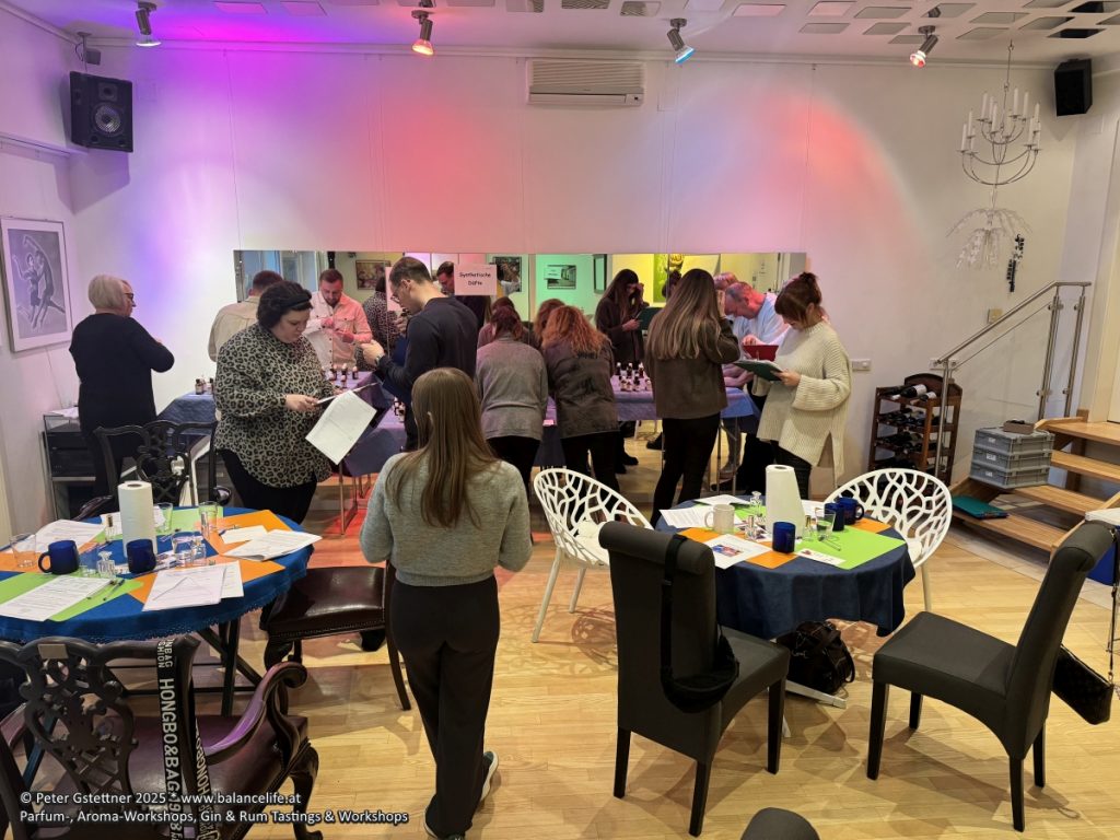 Fotos Weihnachts Parfum Workshop 13. Dezember 2025 in Wien 7 Parfum Workshop Wien Fotos