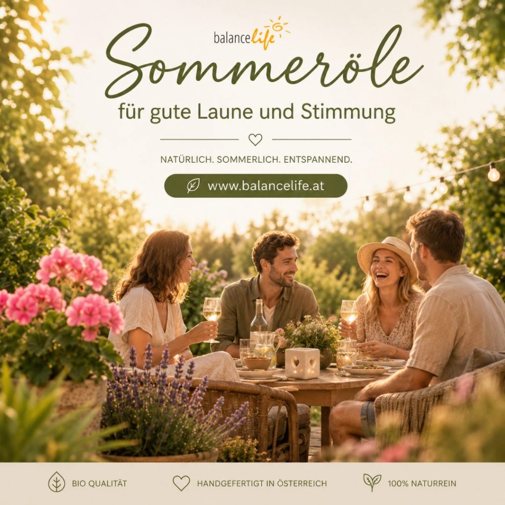 Ätherische Öle für gute Laune & Stimmung im Sommer 6 Sommeröle gute Laune