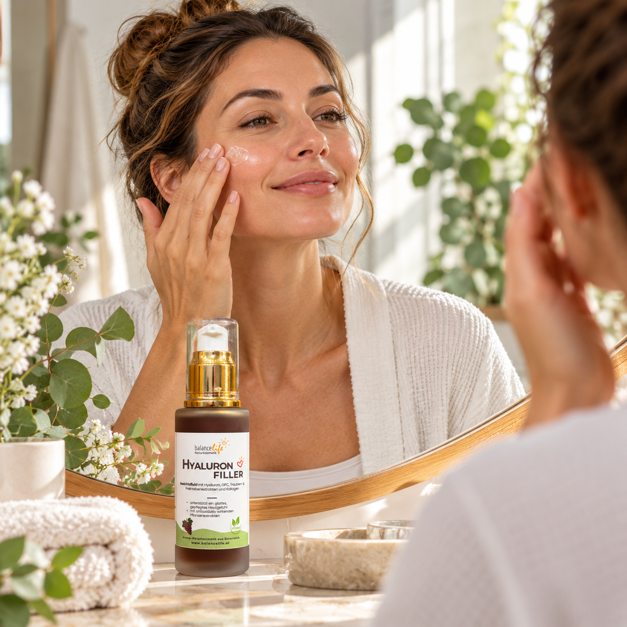 BalanceLife Hyaluron Filler | 4-fach Hyaluron Serum mit OPC & Traubenextrakten | 50 g | glatte, gesunde & jugendliche Haut 8 BalanceLife Hyaluron Filler | 4-fach Hyaluron Serum mit OPC & Traubenextrakten | 50 g | glatte, gesunde & jugendliche Haut – Bild 2