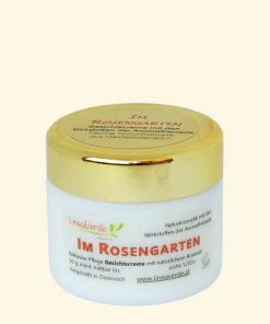 Gesichtscreme Rosengarten mit Kollagen und Rosenöl - die exklusive Pflege 50g