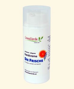 Die Frische Handcreme XL - bei trockener Haut, intensive Pflege für geschmeidige, geschützte Hände, erfrischend angenehmer Duft - 100g
