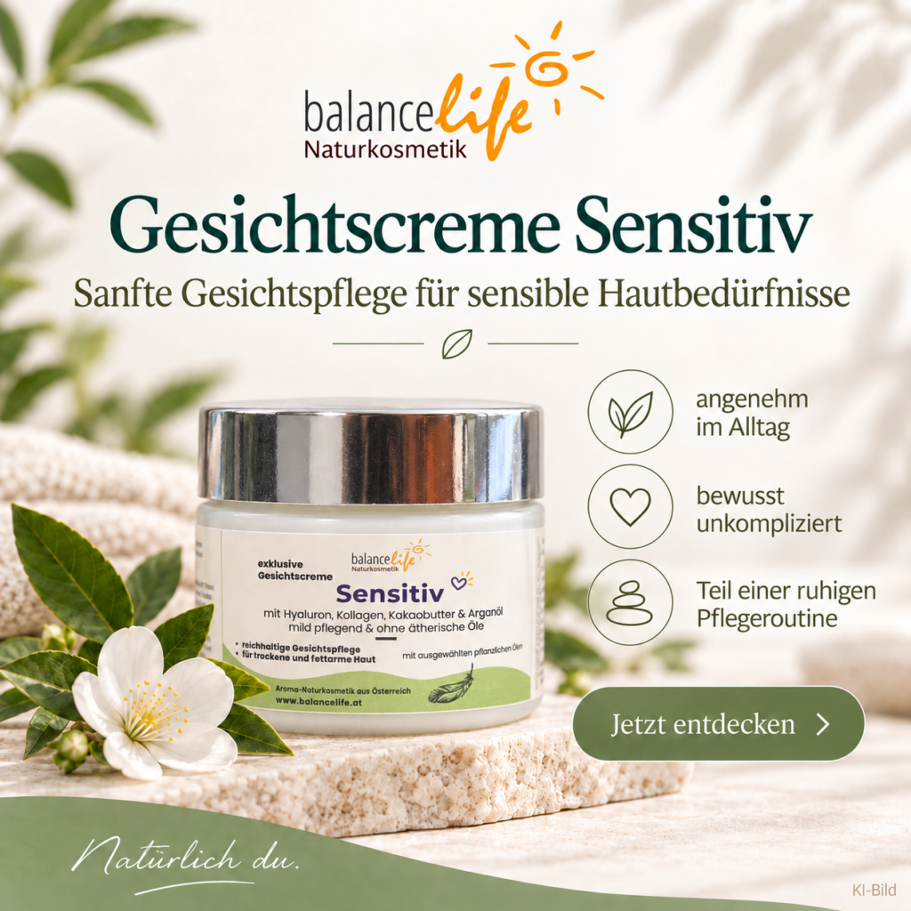 3 Grundsätze für eine sanfte Pflegeroutine - Gesichtscreme Sensitiv 3 Gesichtscreme Sensitiv