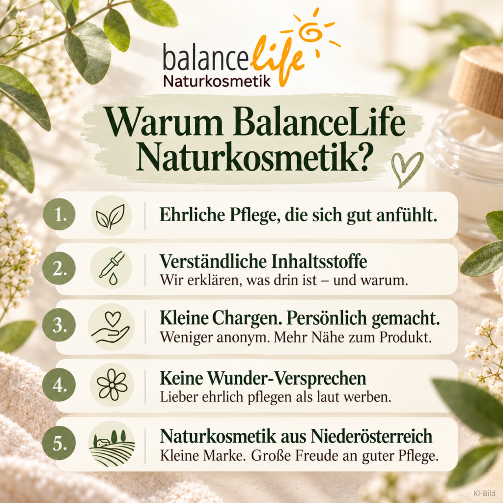 Warum BalanceLife Naturkosmetik? 2 Warum BalanceLife Naturkosmetik