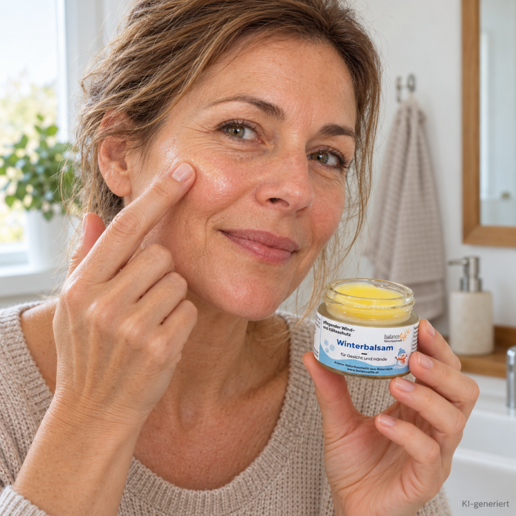 Winterbalsam: ein kleiner Pflegemoment für kalte Tage 1 Natuerliche Gesichtspflege mit dem BalanceLife Naturkosmetik Winterbalsam